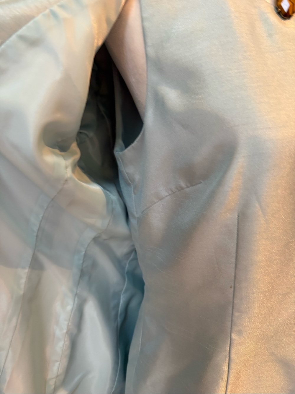 Collections by LeSuit Special Occasion or Party Dress with Coat, Sea foam Size 8 - Picture 4 of 9